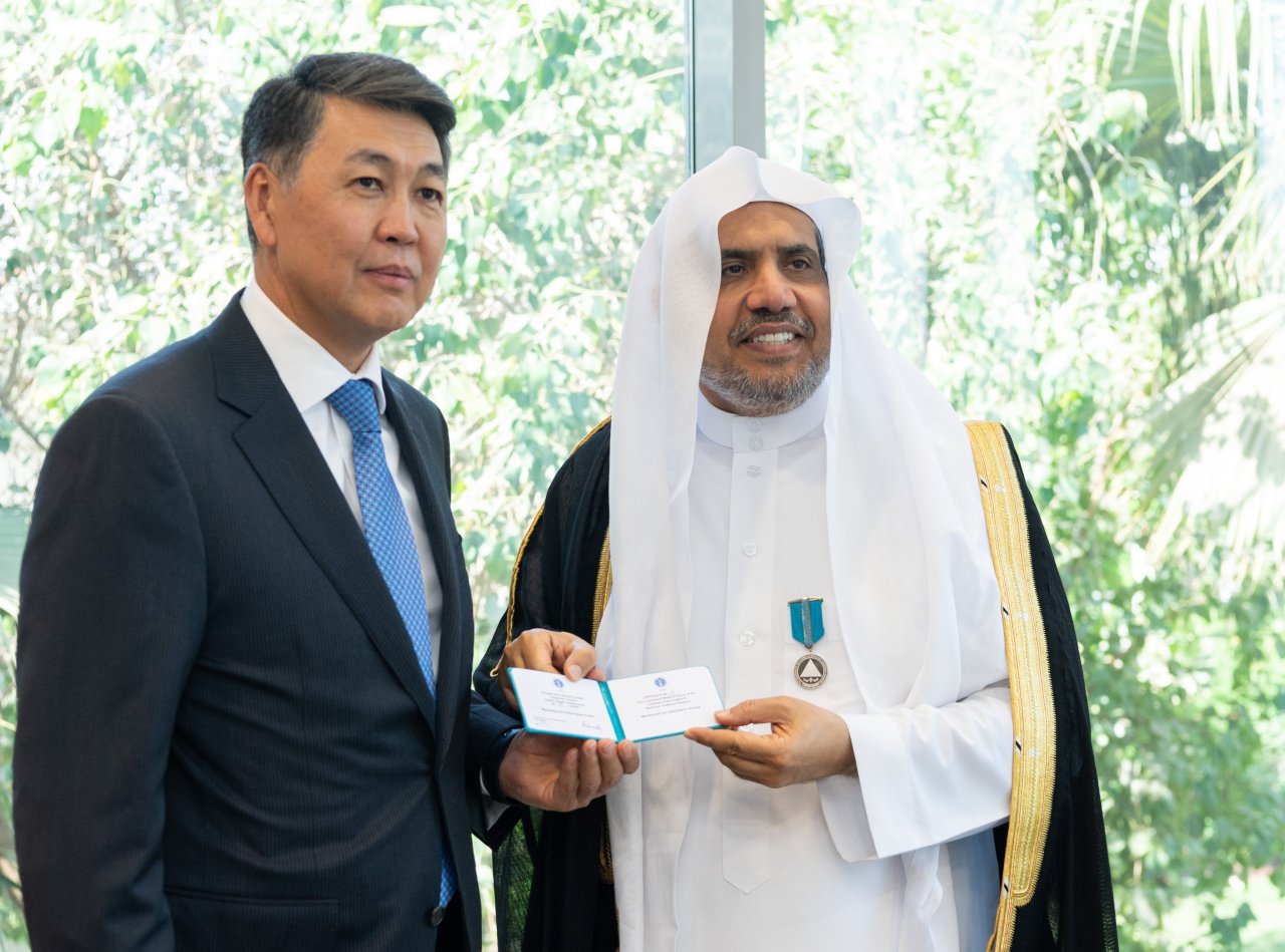 Kazakhstans Ambassador To The Kingdom Of Saudi Arabia Recognizes Muslim World League Secretary